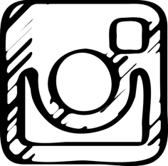 Instagram Sketched Logo Tracing Svg Vector, Free Vectors File